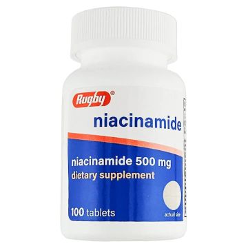 Niacinamide 500 mg 100 Tablets by Rugby