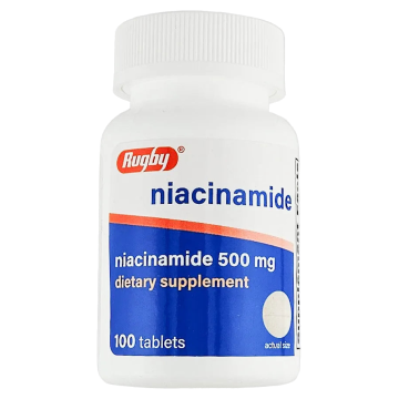 Niacinamide 500 mg 100 Tablets by Rugby