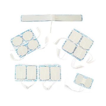 White Foam Carbon Electrodes - Size: 3 inch Round