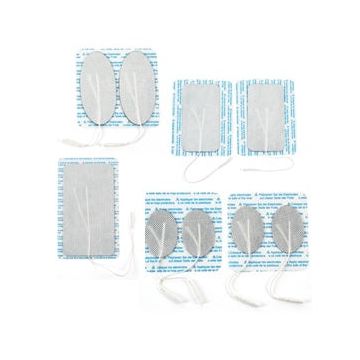 BodyMed Self-Adhering Fabric Back Electrodes - 3 inch x 5 inch-Rectangle ( 2 Pack)