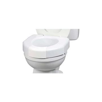 Maddak Inc Basic Open Front Elevated Toilet Seat with Closed Front Option