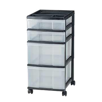 Medium Cart with Organizer Top by Iris