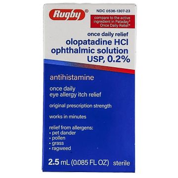 Olopatadine Hydrochloride Ophthalmic Solution 0.2% by Rugby