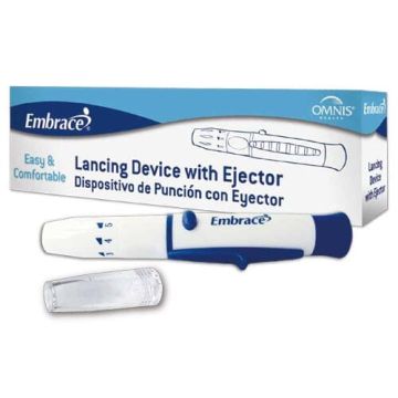 Omnis Health Embrace® Lancing Device with Lancet Ejector