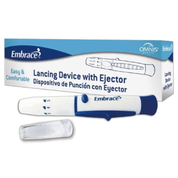 Omnis Health Embrace® Lancing Device with Lancet Ejector