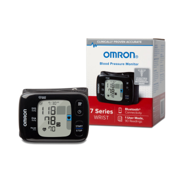 Omron® 7 Digital Blood Pressure Wrist Unit with Automatic Inflation