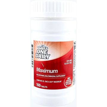 Multivitamin (One Daily Maximum) 100 Tablets by 21st Century