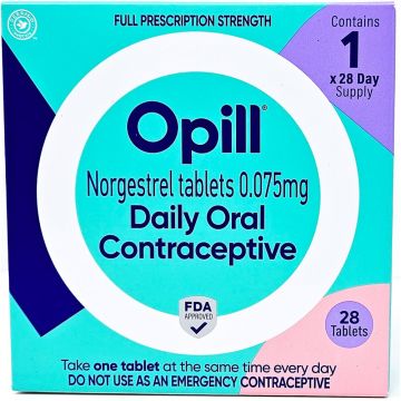 Opill Daily Oral Contraceptive, 28 Day Supply