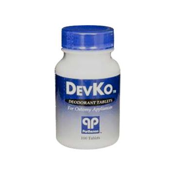 DevKo Charcoal Deodorant Tablets by Parthenon Co Inc - Bottle of 100