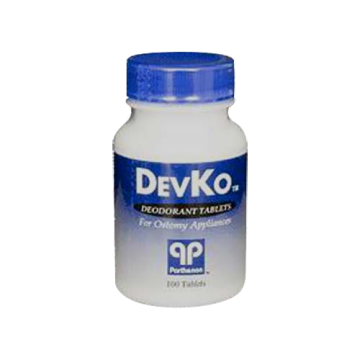 DevKo Charcoal Deodorant Tablets by Parthenon Co Inc - Bottle of 100