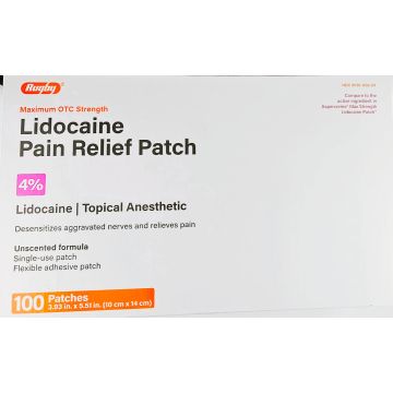 Pain Relief Patch 100 Patches by Rugby
