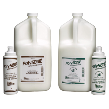 Polysonic Ultrasound Lotion with Aloe by Parker Laboratories - Tube 8.5 oz