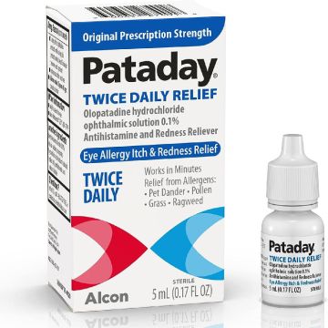 Pataday Twice Daily Eye Allergy Itch & Redness Relief Eye Drops 5 mL