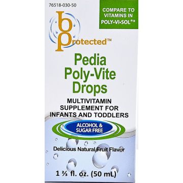 Pedia Poly-Vite Drops (Multivitamin Supplement) for Infants & Toddlers
