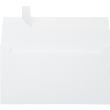 Photo Greeting Invitation Envelopes (4 3/8 x 8 1/4) with Peel & Seal - White 28lb