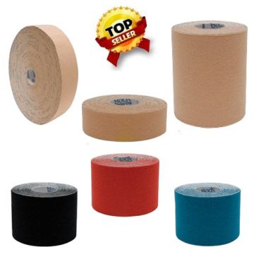 Body Sport Physio Tape Roll by ReliaMed - 1 Inch / 5.5 yds. / Natural