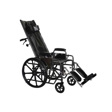 Adult Basic Reclining Wheelchair - Each