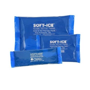 Soft-Ice Flexible Hot & Cold Environmentally-Friendly Therapy Packs by Polar Products - 3 inch x 8 inch