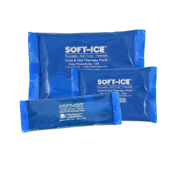 Soft-Ice Flexible Hot & Cold Environmentally-Friendly Therapy Packs by Polar Products - 3 inch x 8 inch