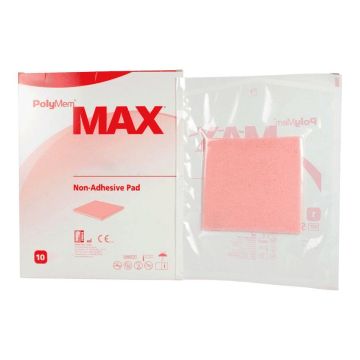 PolyMem Max Nonadhesive Without Border Foam Dressing