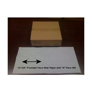 Premium Headrest Paper Sheets with Face Slot - Case of 1000