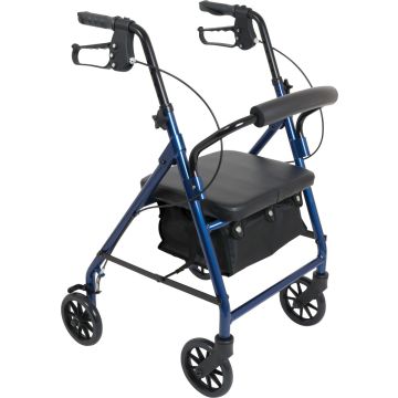 Junior Rollator with 6-inch Wheels - Blue