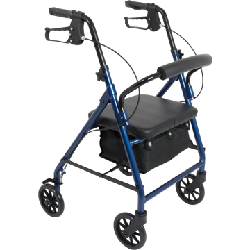 Junior Rollator with 6-inch Wheels - Blue