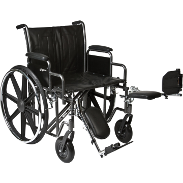 ProBasics Heavy Duty K0007 Wheelchair - 22'' x 18'', Swing-Away Footrests