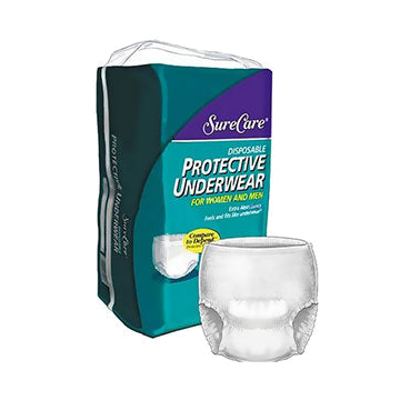 Protective Underwear - Bag of 25 - Bag of 25, Extra-Large (48 inch to 66 inch Waist).