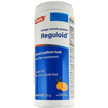 Reguloid Orange Smooth (Sugar Free) 10 oz each (1 or 3 Pack) by Rugby - 1 Pack