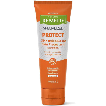 Remedy Protect Zinc Oxide Paste Skin Protective Barrier Cream, Extra Thick 4 oz