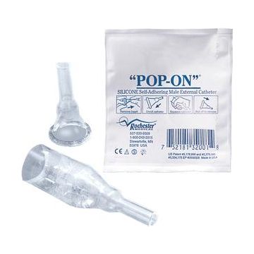 Bard Pop-On Male External Catheter by Rochester Medical - Intermediate 32mm