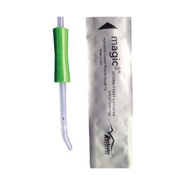 Magic3 Hydrophilic Male Intermittent Catheter Coudé Tip with Sure-Grip by Rochester Medical