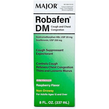 Robafen DM 8 fl oz each (1 or 3 Pack) by Major - 3 Pack