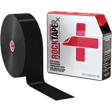 RockTapeRX Gentle Kinesiology Tape, 2 inch x 105' Roll - Singles - Beige