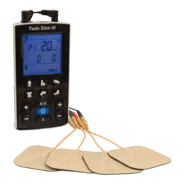 Twin Stim IV 2nd Gen by Roscoe Medical +5 Free packs of Electrodes