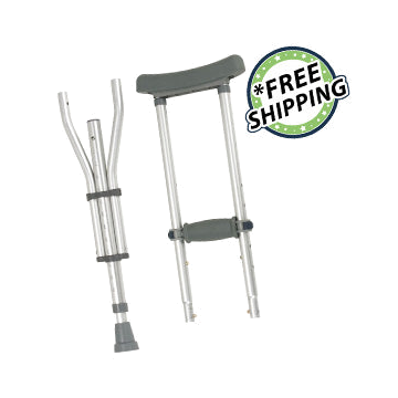Drive Medical Knock Down Universal Aluminum Crutches