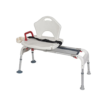 Folding Universal Sliding Transfer Bench by Drive Medical