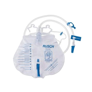 Teleflex Medical Inc Bedside Urinary Drainage Bag with Anti-reflux Valve 2000mL by Rusch