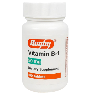 Thiamine Vitmain B1 Supplement 50 mg Tablets 100 Count