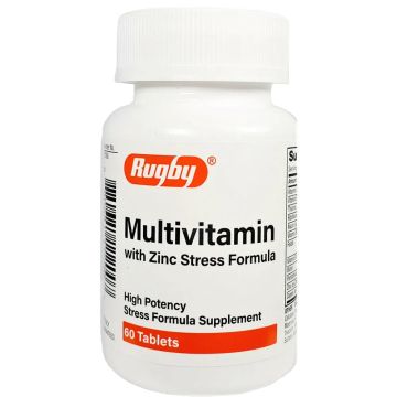 Multivitamin with Zinc Stress Formula, 60 Tablets by Rugby