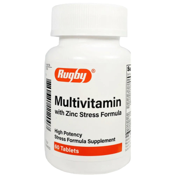 Multivitamin with Zinc Stress Formula, 60 Tablets by Rugby