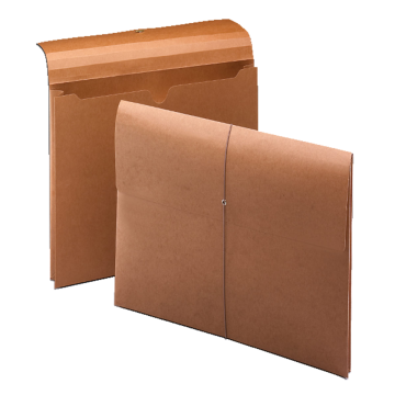 Expanding Wallets, 2-Inch Expansion, Flap and Cord Closure