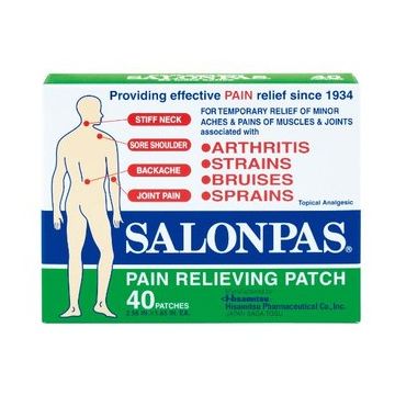 Salonpas External Pain Relief Patches, 40 Patches