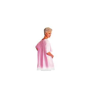 Snap Wrap Exam Gown Pink Without Cuff by Salk Inc