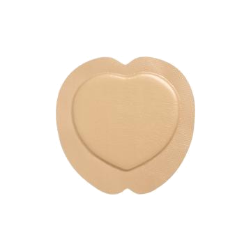 Mepilex Soft Silicone Border Sacrum Foam Dressing - Box of 5 by Molnlycke - 7-1/5 inch x 7-1/5 inch with 4 inch x 5-1/4 inch Pad Sacrum