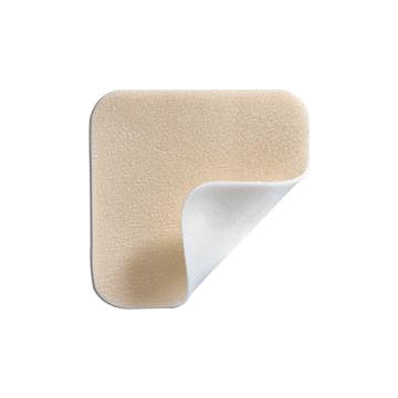 Mepilex Lite Self-Adherent Soft Silicone Bordered Thin Foam Dressing by Molnlycke - 2-2/5 inch x 3-2/5 inch