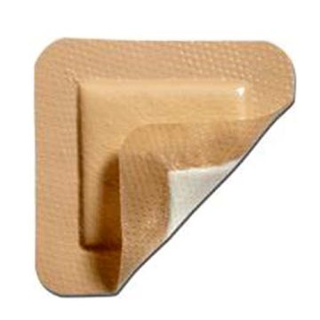 Mepilex® Self Adherent Soft Silicone Bordered Foam Dressing Square - Box of 5 - Box of 5 - 3 inch x 3 inch Square