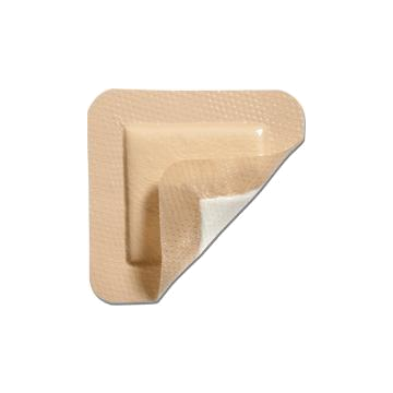 Mepilex Self-Adherent Soft Silicone Thin Foam Dressing 4" x 4" by Molnlycke