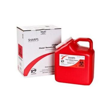 Sharps Compliance Recovery System with Wide Mouth 2 gal